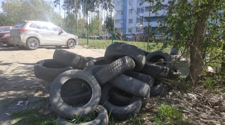 В Екатеринбурге откроют бесплатные пункты приема старых шин