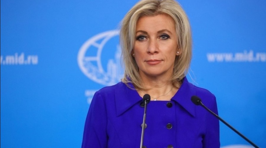 Захарова прокомментировала слова Кулебы о флаге