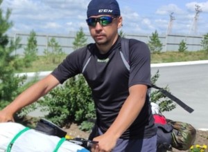 Вахтовик предприятия УГМК добирается на работу за 250 километров на велосипеде