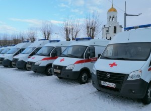 В Екатеринбурге заметили склад машин скорой помощи